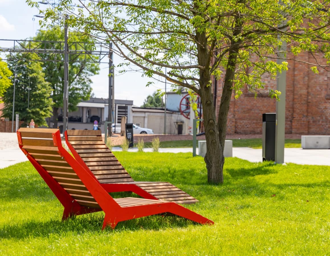 Transats colorés de la marque Fulco